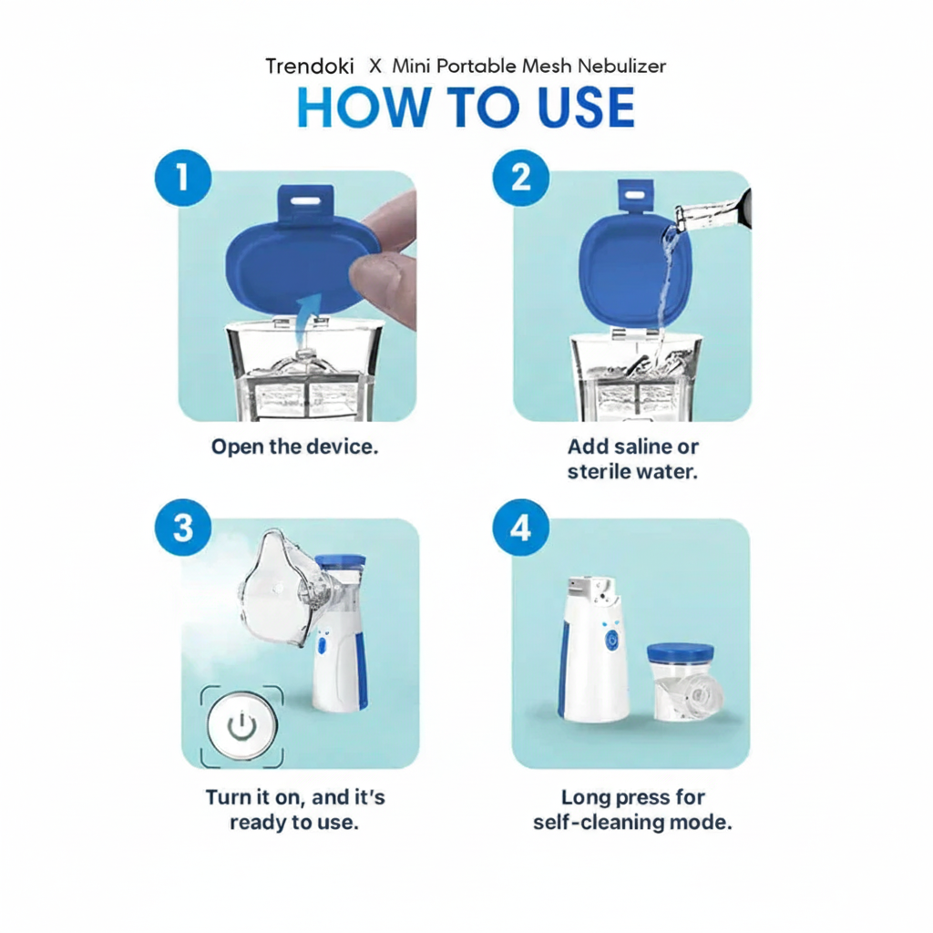 Trendoki™ - Mini Portable Nebulizer Machine