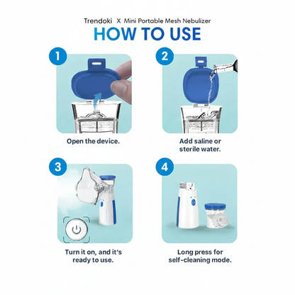 Trendoki™ - Mini Portable Nebulizer Machine