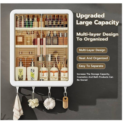 Minimalist Wall-Mounted Storage Box for The Bathroom