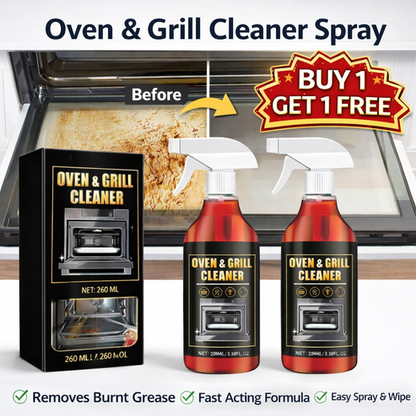 Powerful Oven & Grill Cleaner Spray | BUY 1 GET 1 FREE