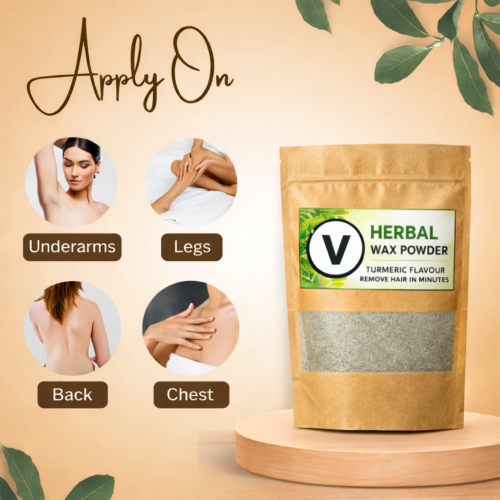Herbal Wax Powder – Painless Hair Removal in Minutes
