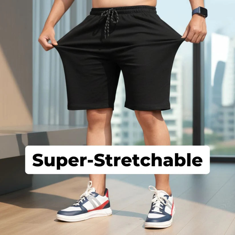 Pack of 4 Stretchable Premium High-Quality Cotton Shorts For Men