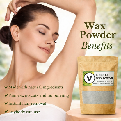 Herbal Wax Powder – Painless Hair Removal in Minutes