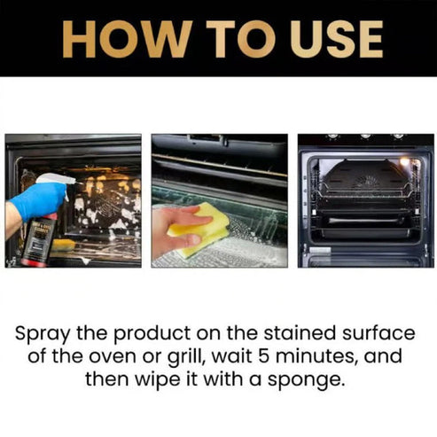 Powerful Oven & Grill Cleaner Spray | BUY 1 GET 1 FREE